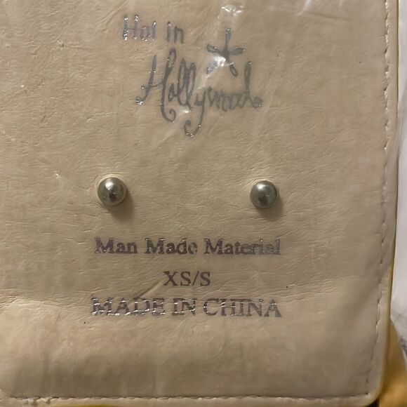 HOT IN HOLLYWOOD vintage belt yellow - Picture 4 of 4